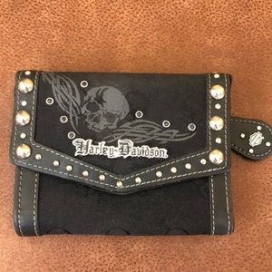 Harley Davidson Skull Wallet